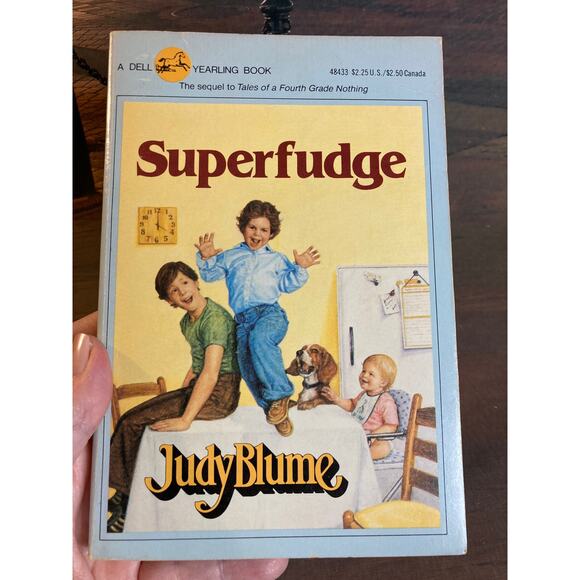 Vintage 80s Set of 4 Paperback Judy Blume: Superfudge, Blubber, Sheila, World - Picture 2 of 9
